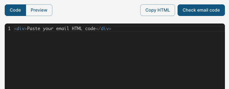Compatibility Check tool with email HTML editor